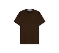 OLYMP Casual Regular Fit T-Shirt Rundhals braun, Einfarbig