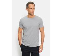 T-Shirt OLYMP "Casual", Herren, Gr. XL, grau (silbergrau), Jersey, Obermaterial: 95% Baumwolle, 5% Elasthan, casual, Basic, Rundhals, Kurzarm, Shirts (88056135-XL) silbergrau