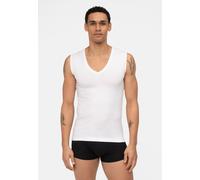 OLYMP Herren T-Shirt Langarm Level.Five,Einfarbig,Body fit,Weiss 00,L