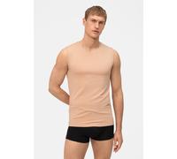 OLYMP Level Five Body Fit T-Shirt Rundhals hautfarben, Einfarbig