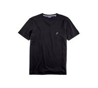 OLYMP T-Shirt Herren Regular Fit Kurzarm Baumwolle Schwarz, M