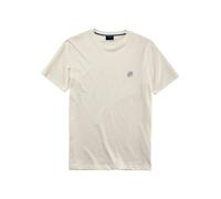 OLYMP Casual Regular Fit T-Shirt Rundhals ecru, Einfarbig