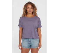 T-Shirt O'NEILL "Essentials Script T-Shirt", Damen, Gr. XL (42), beige (pure cashmer), Obermaterial: 85% Polyester, 15% Leinen, Shirts T-Shirt (62194742-XL) pure cashmer