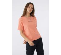 T-Shirt O'NEILL "O'NEILL BOXY BACK PRINT T-SHIRT", Damen, Gr. M (38), funky peach, Obermaterial: 100% Baumwolle, Shirts T-Shirt, sportliche Passform, lockerer Schnitt, aus Baumwolle (60554759-M) funky