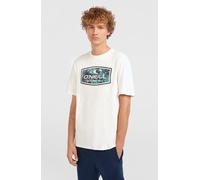 T-Shirt O'NEILL "O'NEILL GRAPHIC T-SHIRT", Herren, Gr. M, weiß, Single Jersey, Obermaterial: 100% Baumwolle, Rundhals, Shirts T-Shirt (68319143-M) weiß