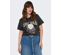 ONLY CARMAKOMA - CARLUCY LIFE REG S/S TOP JRS NOOS black - Gr. - 54