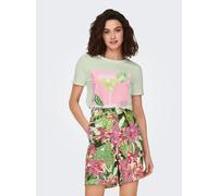 ONLY - ONLKITA S/S DRINKS TOP BOX JRS Green Lily - Gr. - M