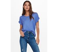 ONLY Damen Onlmoster S/S O-Neck Top Noos JRS, Blue Yonder, XL