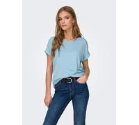 Only Top ONLMOSTER – Regular Fit Viskose-Mix S/S O-Neck Hellblau XL