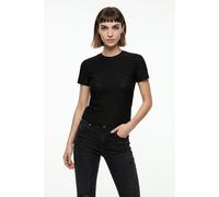 ONLY Relaxed Fit T-Shirt mit Ausbrenner-Effekt Model 'SMILLA' in Black, Größe XS