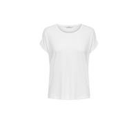 T-Shirt ONLY "T-Shirt ONLMOSTER O-NECK TOP 1er Pack", Damen, Gr. L, weiß, Obermaterial: 75% Viskose CV. 20% Polyester PES. 5% Elasthan EL., Shirts T-Shirt (45722942-L) weiß