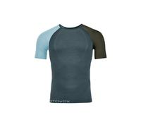 T-Shirt Ortovox 120 COMP LIGHT SHORT SLEEVE M (dunkel arktisch grau) Herren L