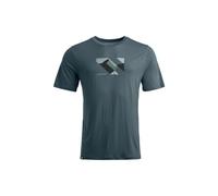 T-Shirt Ortovox 140 COOL LANDSCAPE TS M (dark arctic grey) Mann M