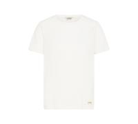 T-Shirt OXMO "T-Shirt OXPim", Damen, Gr. XL, weiß (sanftes weiß), Obermaterial: 57% Baumwolle CO. 43% Polyester PES., Shirts T-Shirt (81427037-XL) sanftes weiß