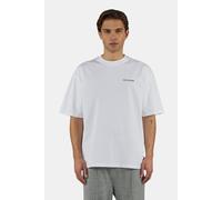 T-Shirt PEGADOR "Frombork Oversized Tee", Jungen, Gr. XL, weiß, Single Jersey, Obermaterial: 100% Baumwolle, unifarben, oversize normal, Rundhals, Shirts T-Shirt, Baumwolle, oversize (71437624-XL) wei