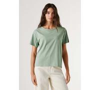 T-Shirt PEPE JEANS "basic t-shirt MIA", Damen, Gr. XS, bleach grün, 100% Baumwolle, Shirts T-Shirt (81152664-XS) bleach grün