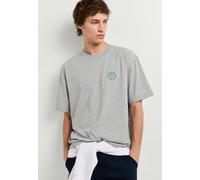 T-Shirt PEPE JEANS "basic t-shirt PJL73 TEE ACT", Herren, Gr. XL, marl grau, 93% Baumwolle, 7% Elasthan, Shirts T-Shirt (11061206-XL) marl grau