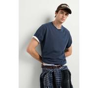T-Shirt PEPE JEANS "basic t-shirt PORTOBELLO TEE", Herren, Gr. M, dulwich blau, 100% Baumwolle, Shirts T-Shirt (62999718-M) dulwich blau