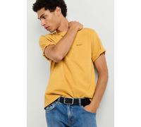T-Shirt PEPE JEANS "basic t-shirt PORTOBELLO TEE", Herren, Gr. M, savannah gelb, 100% Baumwolle, Shirts T-Shirt (23022632-M) savannah gelb