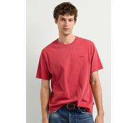 T-Shirt PEPE JEANS "basic t-shirt PORTOBELLO TEE", Herren, Gr. S, dunkelrot, 100% Baumwolle, Shirts T-Shirt (16657630-S) dunkelrot
