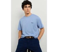 T-Shirt PEPE JEANS "basic t-shirt PORTOBELLO TEE", Herren, Gr. S, oxford blau, 100% Baumwolle, Shirts T-Shirt (66007048-S) oxford blau