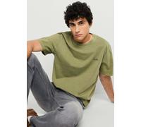 T-Shirt PEPE JEANS "basic t-shirt PORTOBELLO TEE", Herren, Gr. XL, washed army grün, 100% Baumwolle, Shirts T-Shirt (58624863-XL) washed army grün