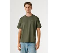 Pepe Jeans Regular Fit T-Shirt aus reiner Baumwolle Modell 'CONNOR' in Oliv, Größe S