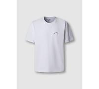 Pepe Jeans Regular Fit T-Shirt aus reiner Baumwolle Modell 'John Tee' in Weiss, Größe S