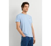 Pepe Jeans Slim Fit T-Shirt aus Baumwoll-Mix Modell 'ORIGINAL BASIC 3N' in Hellblau, Größe S