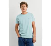 Pepe Jeans Herren T-Shirt Original Basic 3N Slim Fit Rundhals Blau (Dark Acqua Blue) XXL