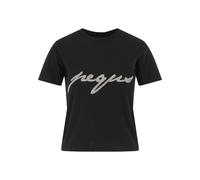 T-Shirt PEQUS "PEQUS PEQUS Fitted Ink Logo T-shirt", Herren, Gr. S, schwarz, 100% Baumwolle, bedruckt, oversize, Rundhals, Shirts T-Shirt (98697818-S)