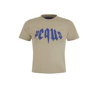 T-Shirt PEQUS "PEQUS PEQUS Fitted Mythic Logo T-Shirt", Damen, Gr. M, beige (grau), 100% Baumwolle, bedruckt, relaxed fit, Rundhals, Shirts T-Shirt (27067922-M) grau