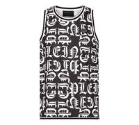 T-Shirt PHILIPP PLEIN "Gothic Plein", Herren, Gr. L, schwarz (02, schwarz), Obermaterial: 100% Baumwolle, Shirts T-Shirt (26120717-L) 02, schwarz