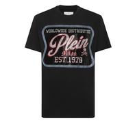 T-Shirt PHILIPP PLEIN "Milan", Damen, Gr. XL, 02, schwarz, Obermaterial: 100% Baumwolle, 100% Glas, Shirts T-Shirt (25296865-XL) 02, schwarz
