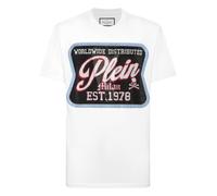 T-Shirt PHILIPP PLEIN "Milan", Damen, Gr. XXL, 01, weiß, Obermaterial: 100% Baumwolle, 100% Glas, Shirts T-Shirt (35985517-XXL) 01, weiß