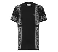 T-Shirt PHILIPP PLEIN "Paisley", Damen, Gr. S, 02, schwarz, Obermaterial: 100% Baumwolle, Shirts T-Shirt (28065960-S) 02, schwarz