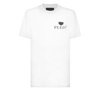 T-Shirt PHILIPP PLEIN "Philipp Plein Tm", Herren, Gr. 3XL, weiß (01, weiß), Obermaterial: 100% Baumwolle, Shirts T-Shirt (76001518-XXXL) 01, weiß