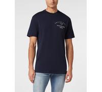 T-Shirt PHILIPP PLEIN "T-Shirt", Damen, Gr. XXL, 24, navy, Obermaterial: 100% Baumwolle, Shirts T-Shirt (91727200-XXL) 24, navy