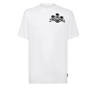 T-Shirt PHILIPP PLEIN "Skull", Damen, Gr. 4XL, 01, weiß, Obermaterial: 100% Baumwolle, Shirts T-Shirt (29848641-4XL) 01, weiß