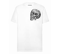 T-Shirt PHILIPP PLEIN "Skull", Damen, Gr. L, 01, weiß, Obermaterial: 100% Baumwolle, Shirts T-Shirt (61394918-L) 01, weiß