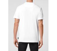 T-Shirt PHILIPP PLEIN "Skull", Damen, Gr. XL, weiß (0102, weiß, schwarz), Obermaterial: 100% Baumwolle, Shirts T-Shirt (13552951-XL) 0102, weiß, schwarz