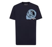 T-Shirt PHILIPP PLEIN "Skull", Herren, Gr. S, 24, navy, Obermaterial: 100% Baumwolle, Shirts T-Shirt (68691158-S) 24, navy