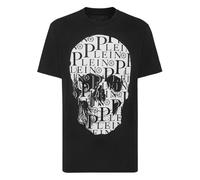 T-Shirt PHILIPP PLEIN "Skull Mit Schmucksteinen", Jungen, Gr. M, 02, schwarz, Obermaterial: 100% Baumwolle, 100% Glasfaser, Shirts T-Shirt (77586152-M) 02, schwarz