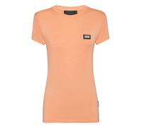T-Shirt PHILIPP PLEIN "Slim-Fit-T-Shirt", Damen, Gr. S, orange (37, salmon), Obermaterial: 95% Modal, 5% Elasthan, Shirts T-Shirt (69024513-S) 37, salmon