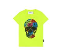 T-Shirt PHILIPP PLEIN "Smile", Damen, Gr. 16, bunt (29, gelbfluo), Obermaterial: 100% Baumwolle, Shirts T-Shirt (36325465-16) 29, gelbfluo