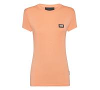T-Shirt PHILIPP PLEIN "T-Shirt Slim Fit", Damen, Gr. S, 37, salmon, Obermaterial: 95% Modal, 5% Elasthan, Shirts T-Shirt (69024513-S) 37, salmon