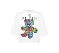 T-Shirt PHILIPP PLEIN "Teddy", Damen, Gr. XL, 01, weiß, Obermaterial: 100% Baumwolle, Shirts T-Shirt (83216419-XL) 01, weiß
