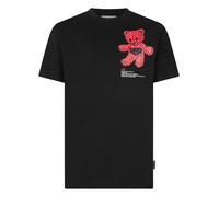 T-Shirt PHILIPP PLEIN "Teddy", Herren, Gr. L, schwarz (02, schwarz), Stoff: 100% Baumwolle, Shirts T-Shirt (38772025-L) 02, schwarz