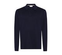 T-Shirt PIERRE CARDIN "Pierre Cardin Poloshirt", Herren, Gr. L, blau (salute), Obermaterial: 100% Baumwolle CO., uni, regular fit, Shirts T-Shirt, mit Knopfleiste (57414716-L) salute