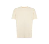 T-Shirt PIERRE CARDIN "Pierre Cardin T-Shirt", Herren, Gr. 3XL, weiß (oyster gray), Obermaterial: 100% Baumwolle CO., uni, regular fit, Rundhals, Shirts T-Shirt, mit feiner Fischgrat-Struktur (3132902